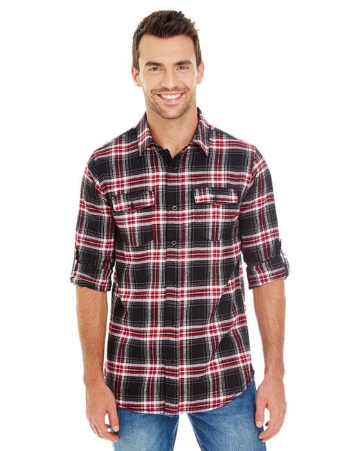 Custom Plaid Flannel Shirt – Modern Fit, Durable & Comfortable SOYT Printing Company Small Red