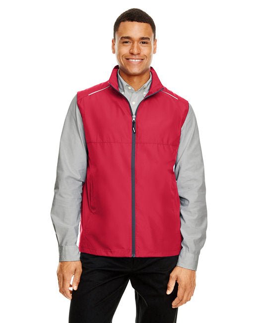 CORE365 Men's Techno Lite Unlined Vest – Lightweight, Water-Resistant, and Functional Core365 Small Red