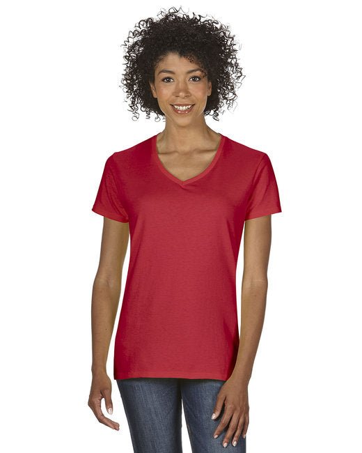 Custom Ladies' V-Neck T-Shirt – Comfortable, Stylish & Sustainable V-Neck Gildan