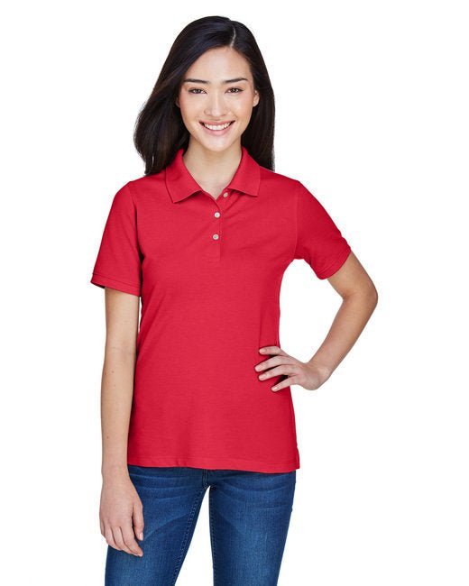 Harriton Ladies' Easy Blend™ Wrinkle-Resistant Polo Harriton