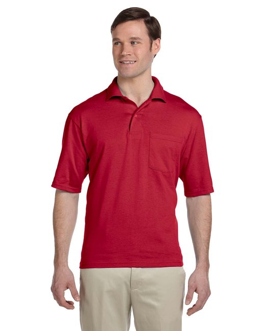 Jerzees Adult SpotShield™ Stain-Resistant Pocket Jersey Polo Jerzees