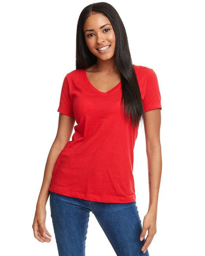 Custom Ladies' Ideal V T-Shirt – Soft, Stylish & Sustainable Design Next Level