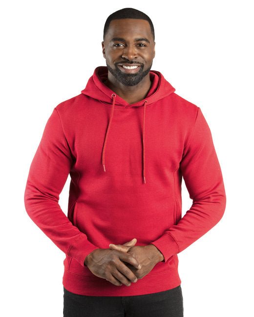 Threadfast Apparel Unisex Ultimate Fleece Pullover Hoodie – Sustainable, Stylish, and Comfortable Threadfast X-Small Red