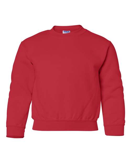 Heavy Blend™ Youth Sweatshirt - Gildan | Durable, Comfortable, and Custom-Ready Gildan X-Small Red