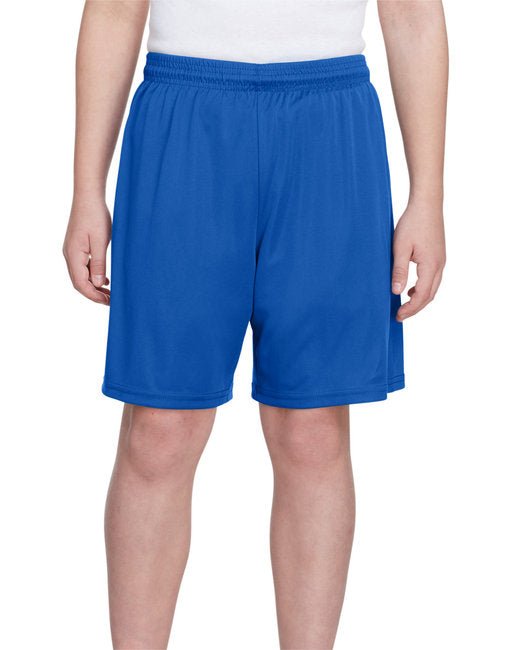 Custom Youth Performance Shorts – 6-Inch Inseam & Cooling Fabric Shorts A4 X-Small Royal Blue