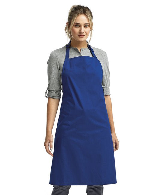 Custom Recycled Bib Apron – Eco-Friendly & Adjustable Neckband SOYT Printing Company Royal Blue