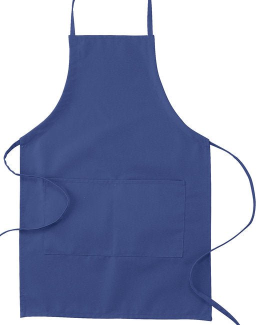 Custom Two-Pocket Apron – Adjustable Ties & 30-Inch Length SOYT Printing Company Royal Blue