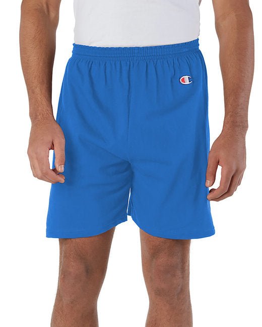 Custom Cotton Gym Shorts – 6-Inch Inseam & Sustainable Fabric Shorts Champion Small Royal Blue
