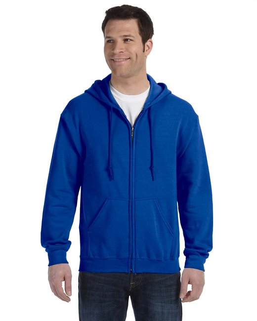 Gildan Adult Heavy Blend™ Full-Zip Hooded Sweatshirt – Durable, Comfortable, and Eco-Friendly Gildan Small Royal Blue