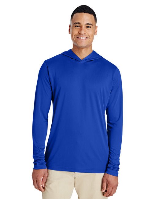 Custom Performance Hooded T-Shirt – Lightweight, UV Protected & Durable Long Sleeve Team 365 X-Small Sport Royal Blue