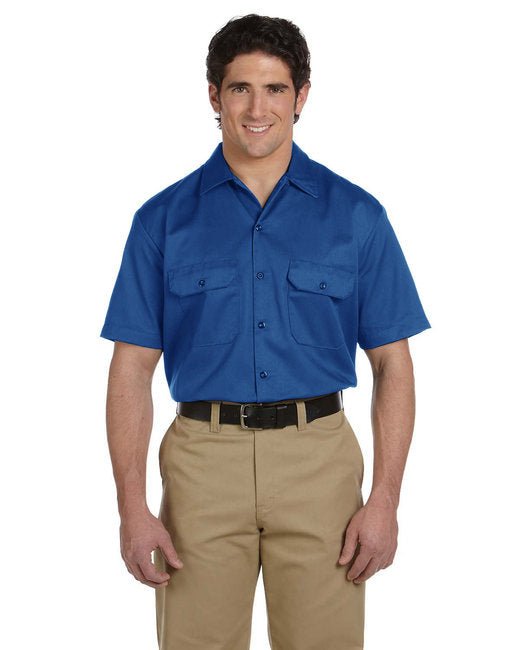 Custom Short-Sleeve Work Shirt – Durable, Stain-Resistant & Comfortable SOYT Printing Company Small Royal Blue