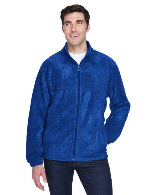 Custom Harriton Men’s Full-Zip Fleece – Durable & Stylish Outerwear Sweater Harriton Small True Royal