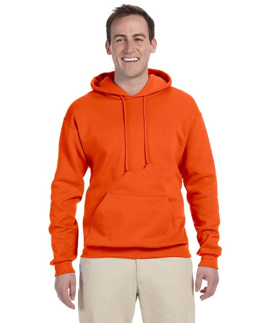 Jerzees Adult NuBlend® Fleece Pullover Hoodie – Soft, Durable, and Pill-Resistant Jerzees Small Safety Orange