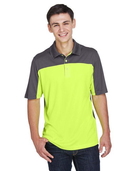 CORE365 Men’s Balance Colorblock Performance Piqué Polo Core365