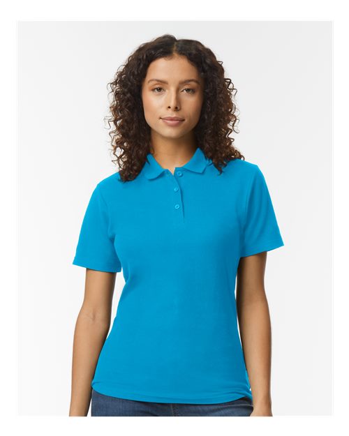 Softstyle® Women’s Pique Polo - Gildan | Comfortable, Semi-Fitted, and Embroidery-Ready Gildan