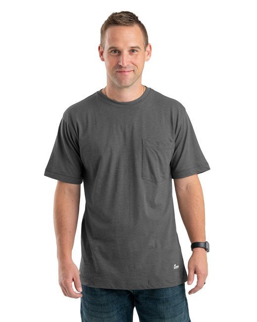 Berne Men's Lightweight Performance Pocket T-Shirt – Moisture-Wicking and Durable Berne