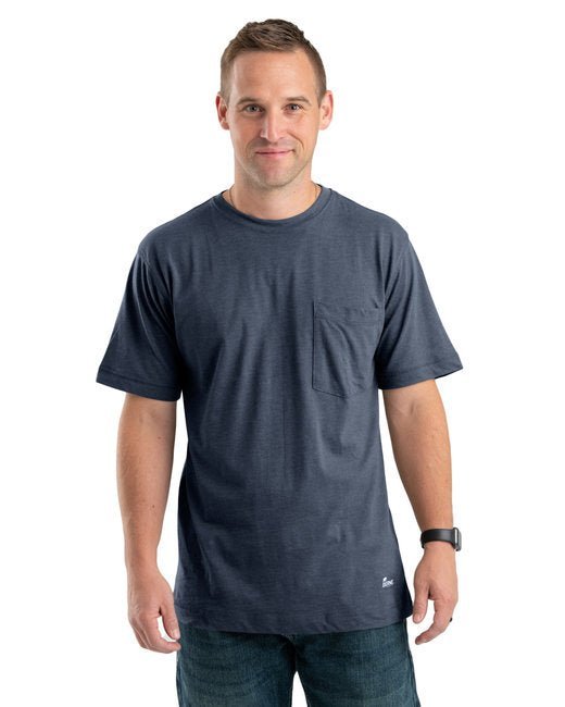 Berne Men's Lightweight Performance Pocket T-Shirt – Moisture-Wicking and Durable Berne