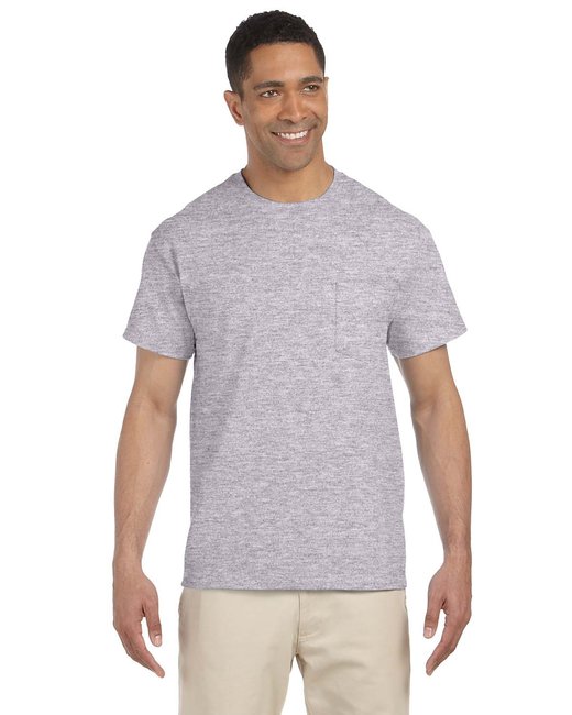 Custom Ultra Cotton® Pocket T-Shirt – Durable & Eco-Friendly Design Pocket T-Shirt Gildan