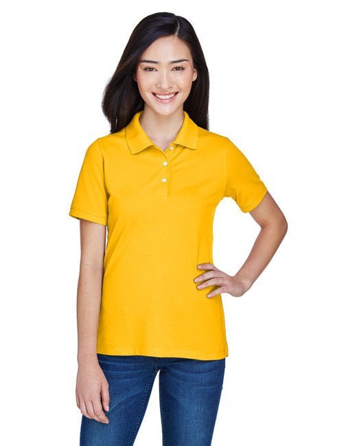 Harriton Ladies' Easy Blend™ Wrinkle-Resistant Polo Harriton