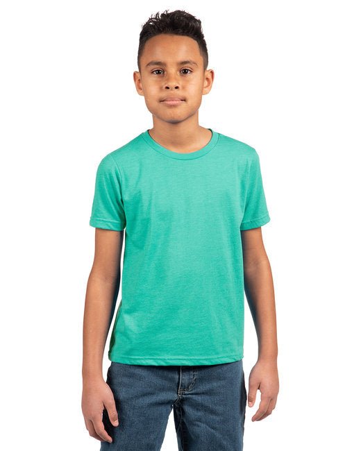 Custom Youth CVC Crew T-Shirt – Comfortable, Durable & Sustainable SOYT Printing Company X-Small Tahiti Blue