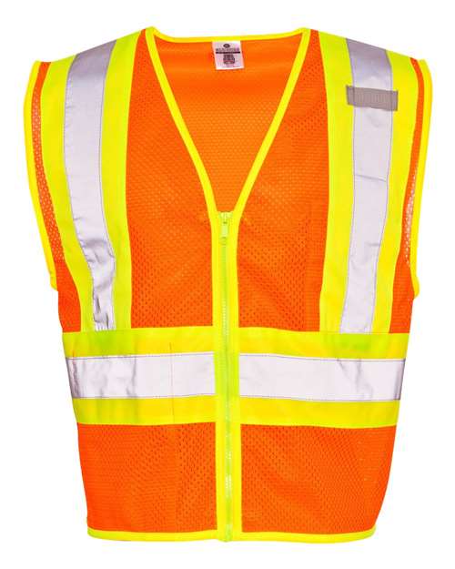 Ultra-Cool™ Contrasting Mesh Vest - Kishigo | High-Visibility and Functional Design Kishigo Small Orange