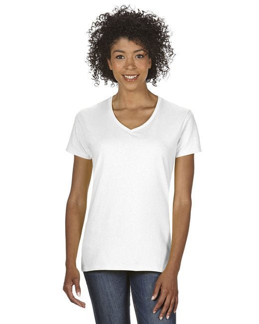Custom Ladies' V-Neck T-Shirt – Comfortable, Stylish & Sustainable V-Neck Gildan