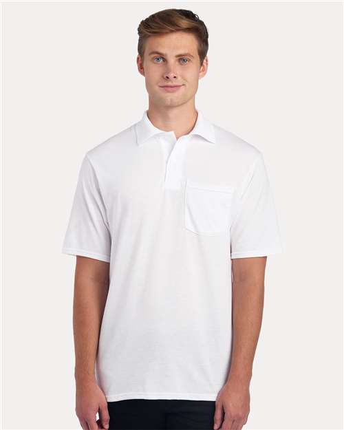 Dri-Power® Polo With Pocket - JERZEES | Moisture-Wicking, Durable, and Custom-Ready Jerzees