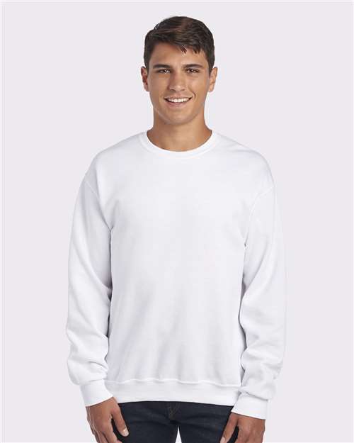 NuBlend® Crewneck Sweatshirt - JERZEES | Comfortable, Durable, and Customizable Jerzees Smalll White