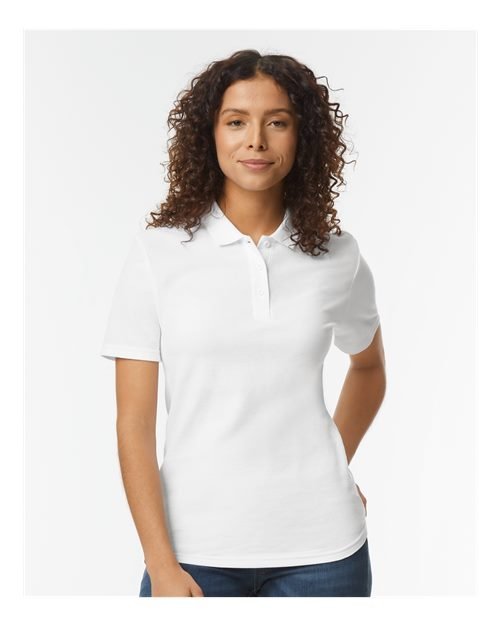 Softstyle® Women’s Pique Polo - Gildan | Comfortable, Semi-Fitted, and Embroidery-Ready Gildan