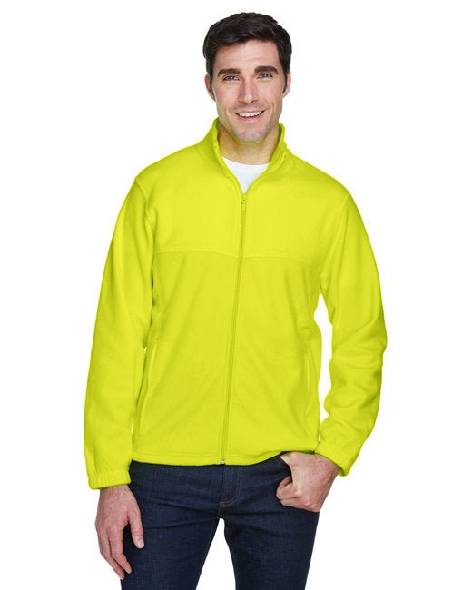 Custom Harriton Men’s Full-Zip Fleece – Durable & Stylish Outerwear Sweater Harriton Small Safety Yellow