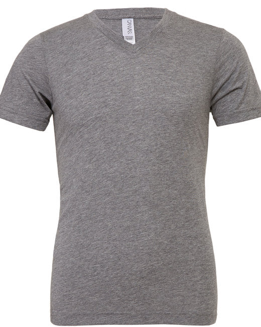 Custom Triblend V-Neck T-Shirt – Unisex, Pre-Shrunk & Eco-Friendly V-Neck Bella Canvas