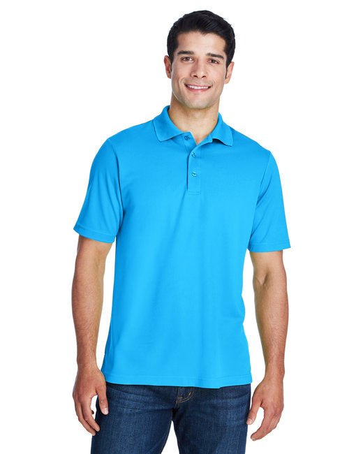 Customizable Unisex Performance Piqué Polo – Moisture-Wicking and UV Protection Polo Core 365 Small Electric Blue