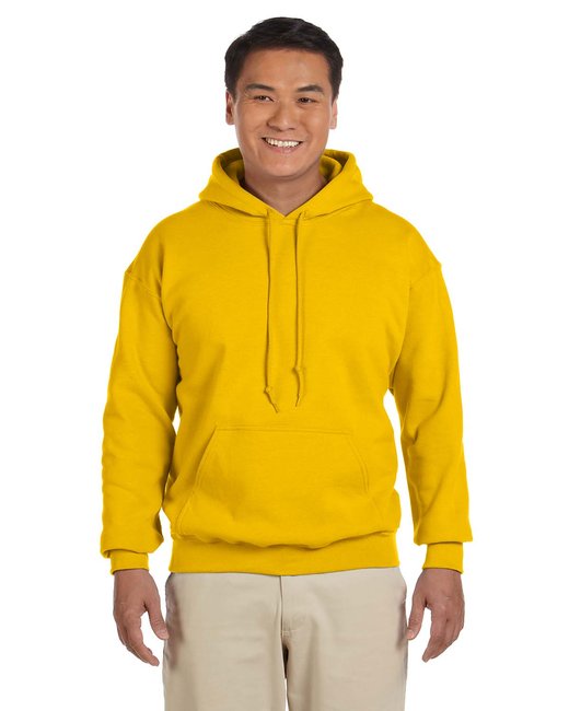 Custom Heavy Blend Hooded Sweatshirt – Durable & Sustainable Hoodie Gildan Small Gold