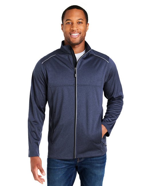 Custom CORE365 Men’s Techno Lite Tech-Shell – Waterproof & Durable Sweater Core 365 Heather Navy Small