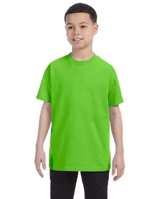 Gildan Youth Heavy Cotton™ T-Shirt – Reliable, Comfortable, Eco-Conscious SOYT Printing Company X-Small Lime Green