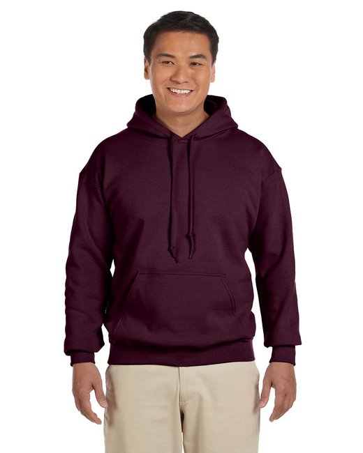 Custom Heavy Blend Hooded Sweatshirt – Durable & Sustainable Hoodie Gildan Small Maroon