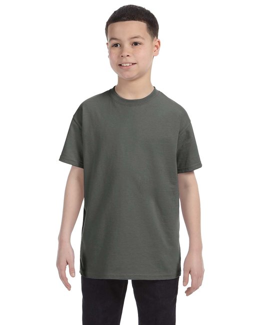 Gildan Youth Heavy Cotton™ T-Shirt – Reliable, Comfortable, Eco-Conscious SOYT Printing Company X-Small Military Green
