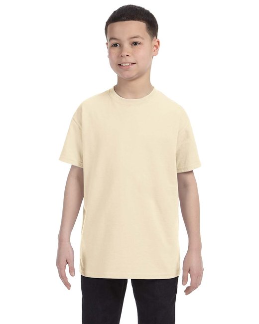Gildan Youth Heavy Cotton™ T-Shirt – Reliable, Comfortable, Eco-Conscious SOYT Printing Company X-Small Natural