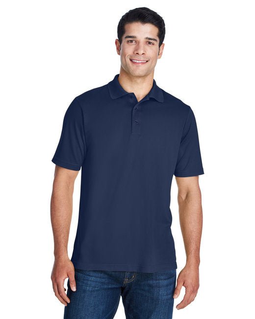 Customizable Unisex Performance Piqué Polo – Moisture-Wicking and UV Protection Polo Core 365 Small Navy Blue