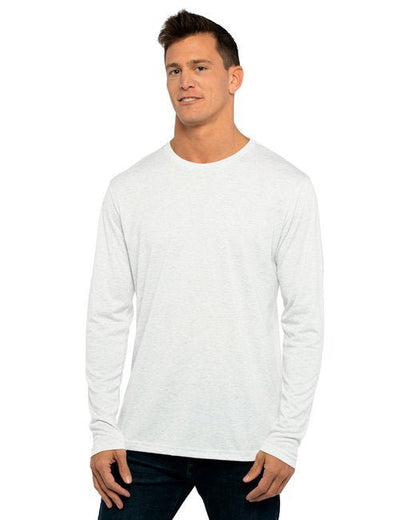 Custom Next Level Triblend Long-Sleeve Crew – Soft & Sustainable with Online Design Long Sleeve Next Level