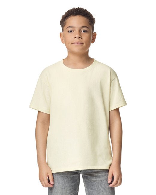 Gildan Youth Heavy Cotton™ T-Shirt – Reliable, Comfortable, Eco-Conscious SOYT Printing Company X-Small Off White