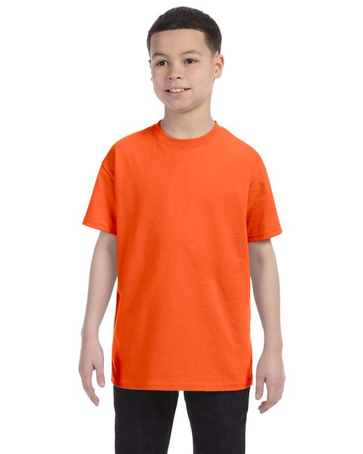 Gildan Youth Heavy Cotton™ T-Shirt – Reliable, Comfortable, Eco-Conscious SOYT Printing Company X-Small Orange