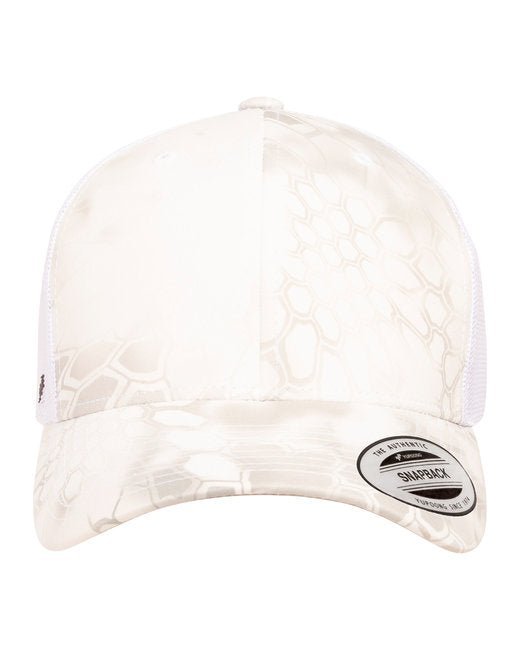 Custom Retro Multicam® Snapback Trucker Cap – Embroidery Ready YP Classic Custom Hat YP CLASSICS