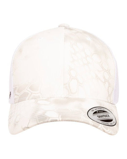 Custom Retro Multicam® Snapback Trucker Cap – Embroidery Ready YP Classic Custom Hat YP CLASSICS