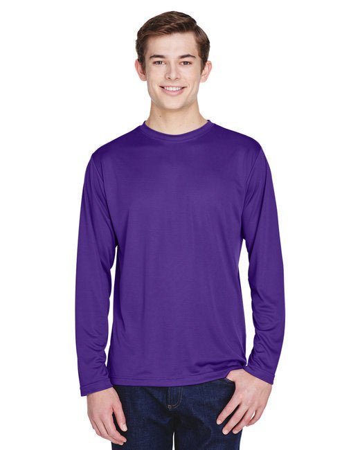 Custom Men’s Performance Long-Sleeve T-Shirt – Moisture-Wicking & UV Protection Long Sleeve Team 365