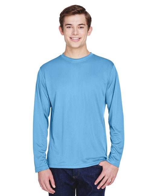 Custom Men’s Performance Long-Sleeve T-Shirt – Moisture-Wicking & UV Protection Long Sleeve Team 365