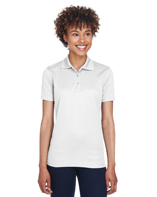Women’s Slim Fit Piqué Polo with Custom Logo Options – Ideal for Corporate Teams Polo Team 365 Small White